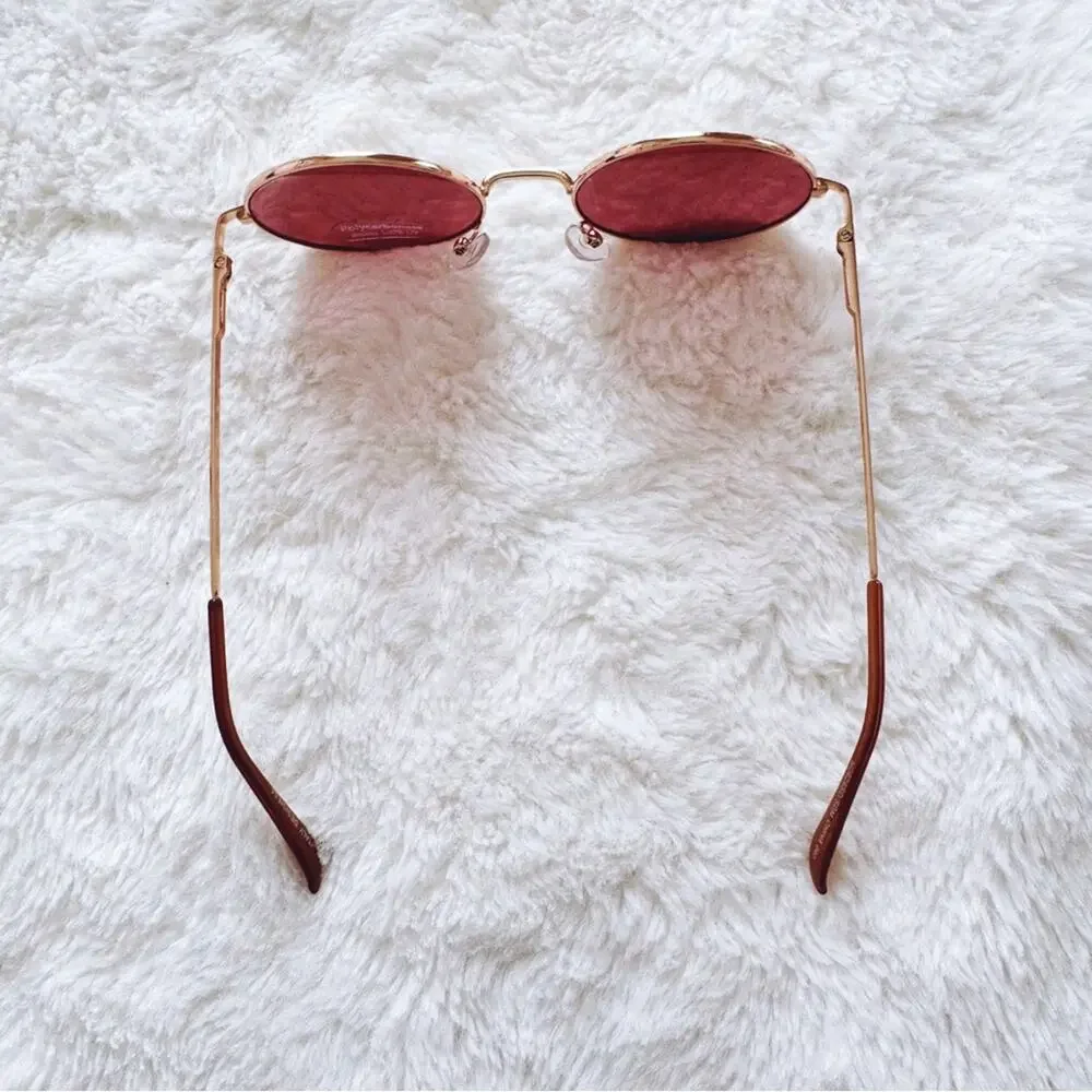 Henry Rose Gold Round Lens Sunglasses - Picture 6 of 10